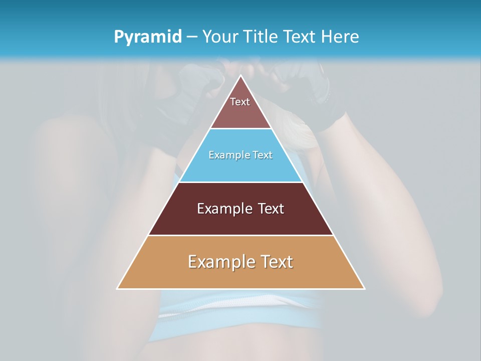 Athletic Lifting Health PowerPoint Template