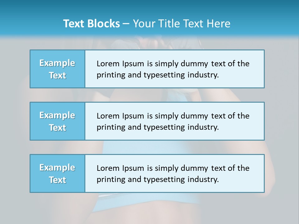 Athletic Lifting Health PowerPoint Template