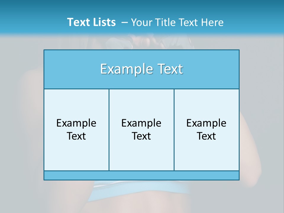 Athletic Lifting Health PowerPoint Template