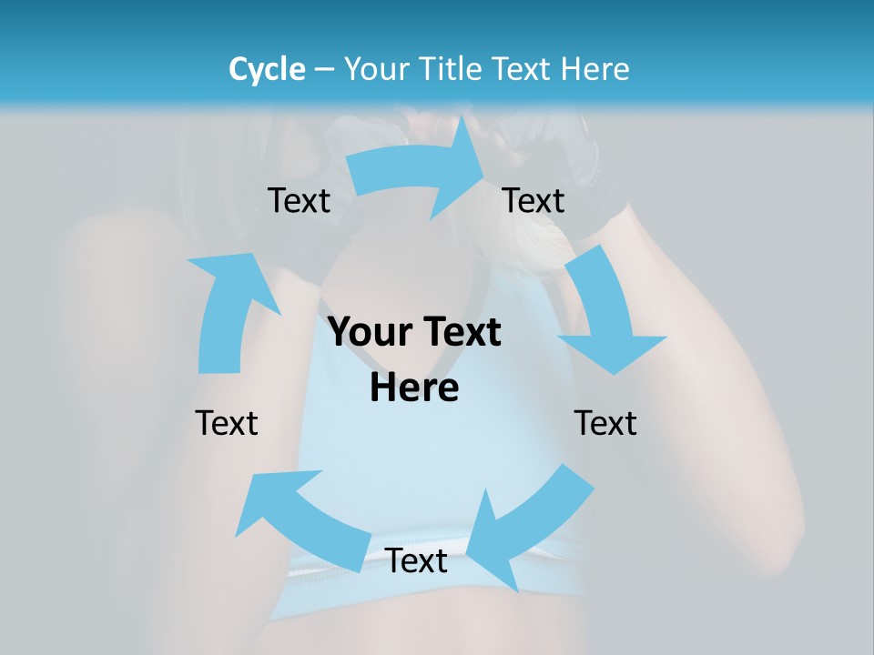 Athletic Lifting Health PowerPoint Template
