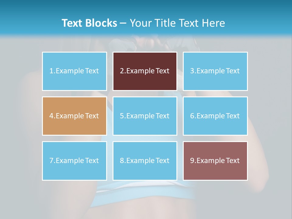 Athletic Lifting Health PowerPoint Template