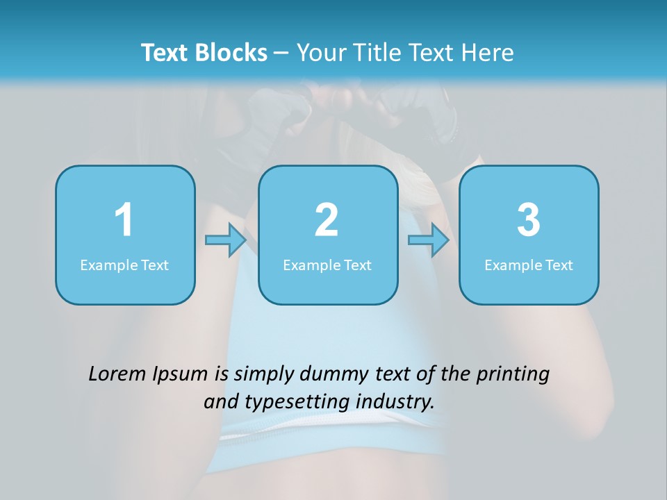 Athletic Lifting Health PowerPoint Template