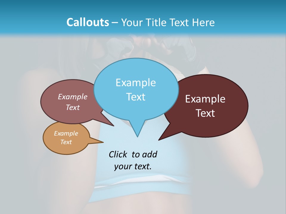 Athletic Lifting Health PowerPoint Template