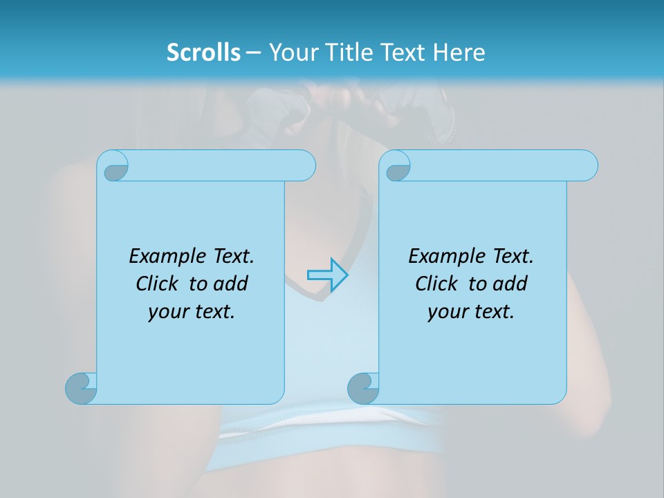 Athletic Lifting Health PowerPoint Template