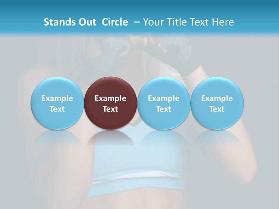 Athletic Lifting Health PowerPoint Template