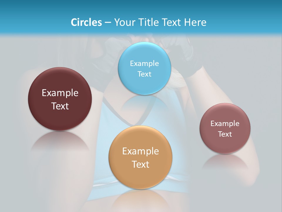 Athletic Lifting Health PowerPoint Template