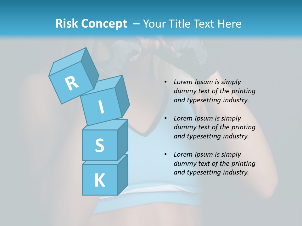 Athletic Lifting Health PowerPoint Template