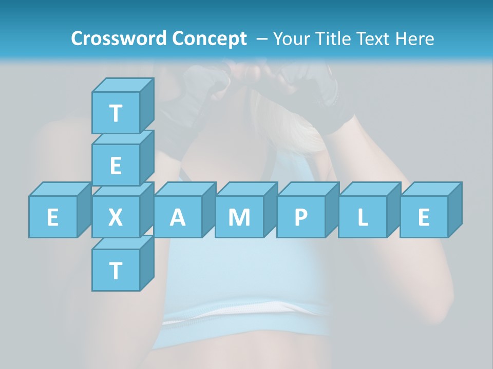 Athletic Lifting Health PowerPoint Template