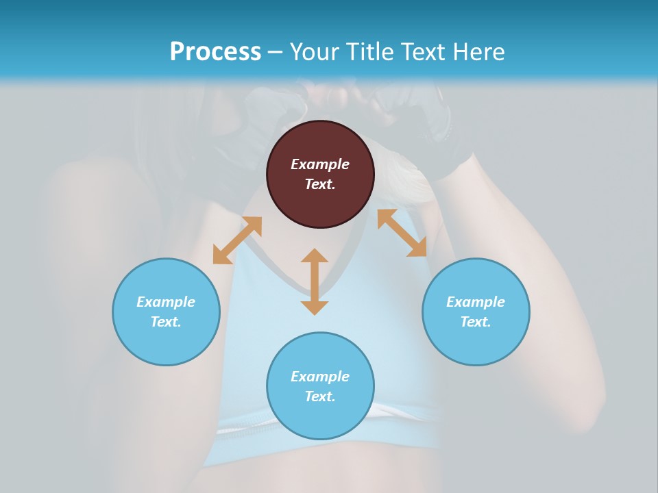 Athletic Lifting Health PowerPoint Template