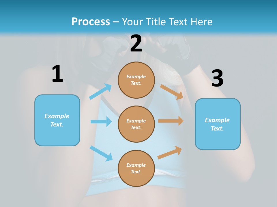 Athletic Lifting Health PowerPoint Template