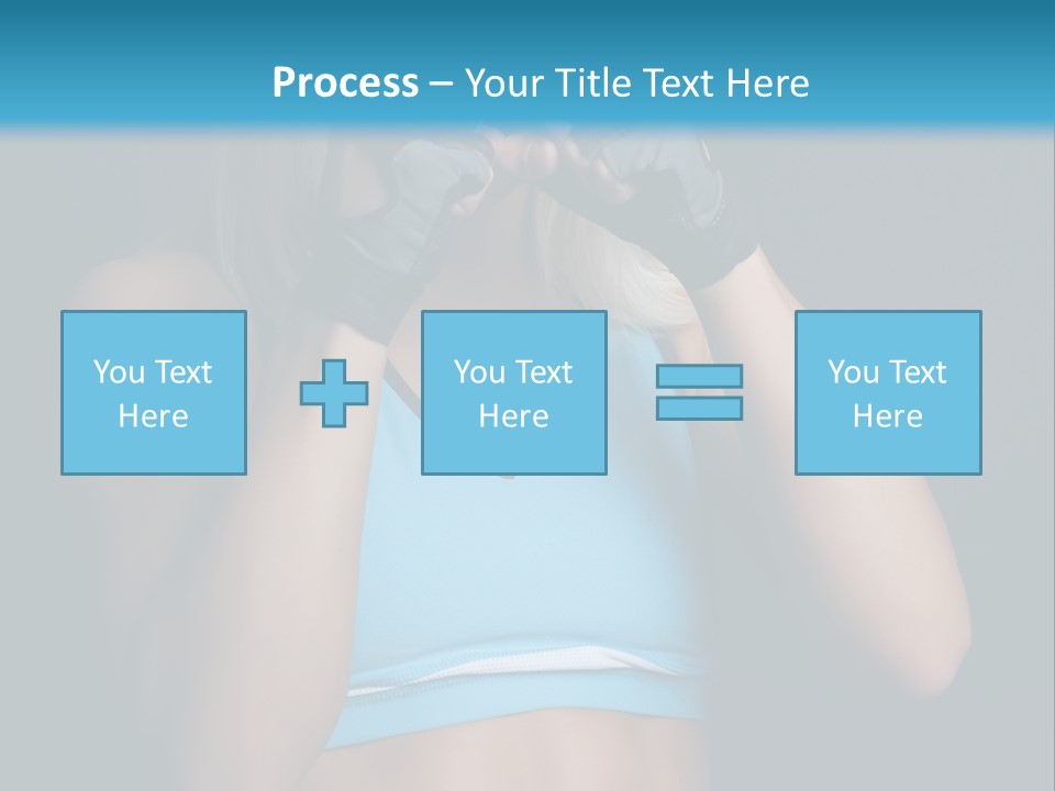 Athletic Lifting Health PowerPoint Template