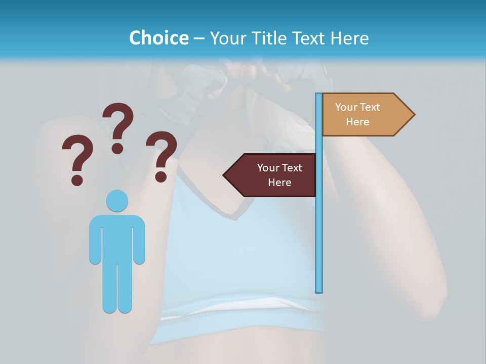 Athletic Lifting Health PowerPoint Template