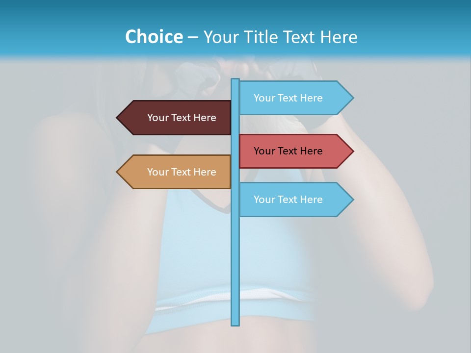 Athletic Lifting Health PowerPoint Template