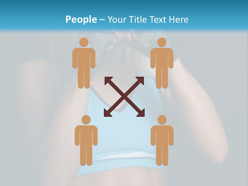 Athletic Lifting Health PowerPoint Template