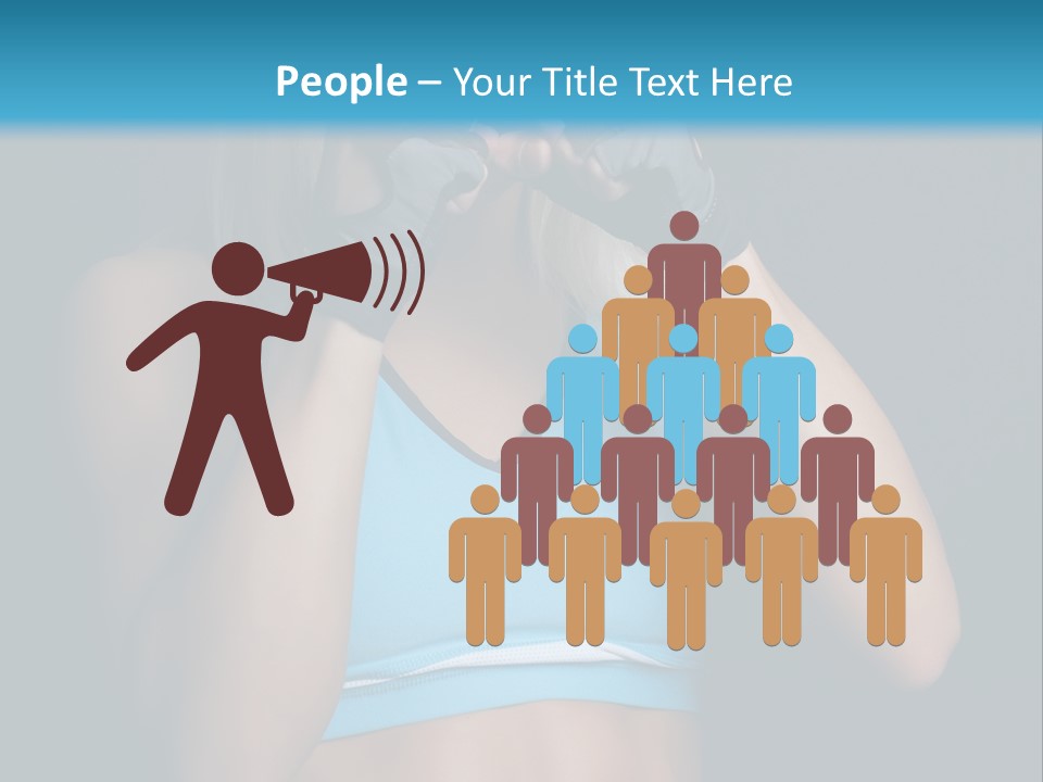 Athletic Lifting Health PowerPoint Template