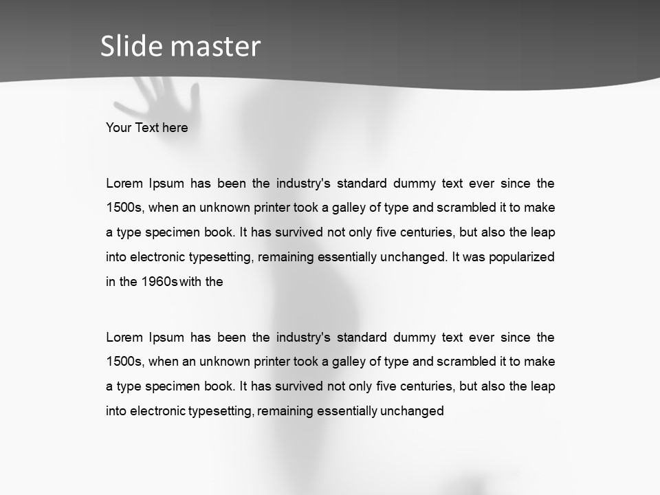 Ethereal Hand Sense PowerPoint Template