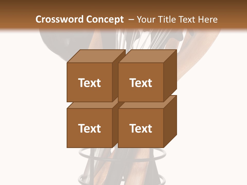 Spoon Kitchenware Holding PowerPoint Template