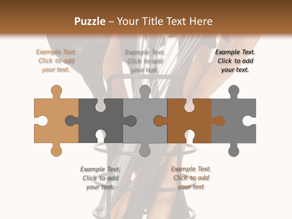 Spoon Kitchenware Holding PowerPoint Template