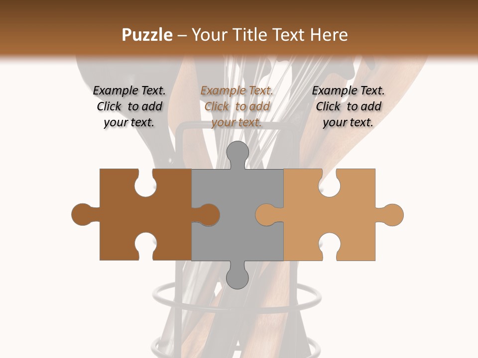 Spoon Kitchenware Holding PowerPoint Template