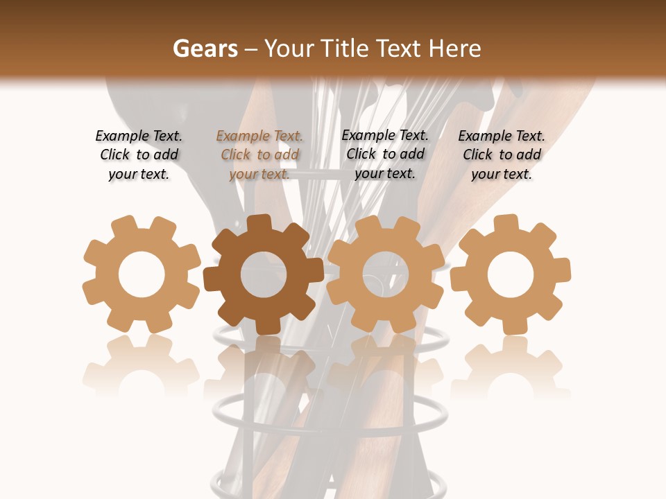 Spoon Kitchenware Holding PowerPoint Template