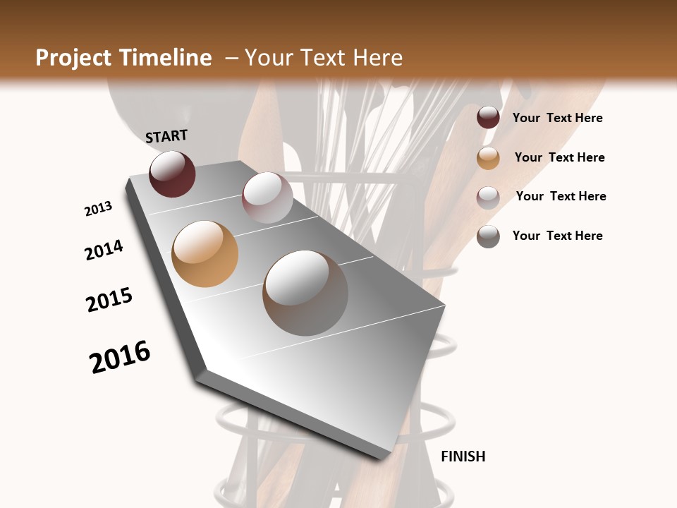 Spoon Kitchenware Holding PowerPoint Template