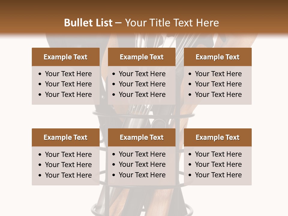 Spoon Kitchenware Holding PowerPoint Template