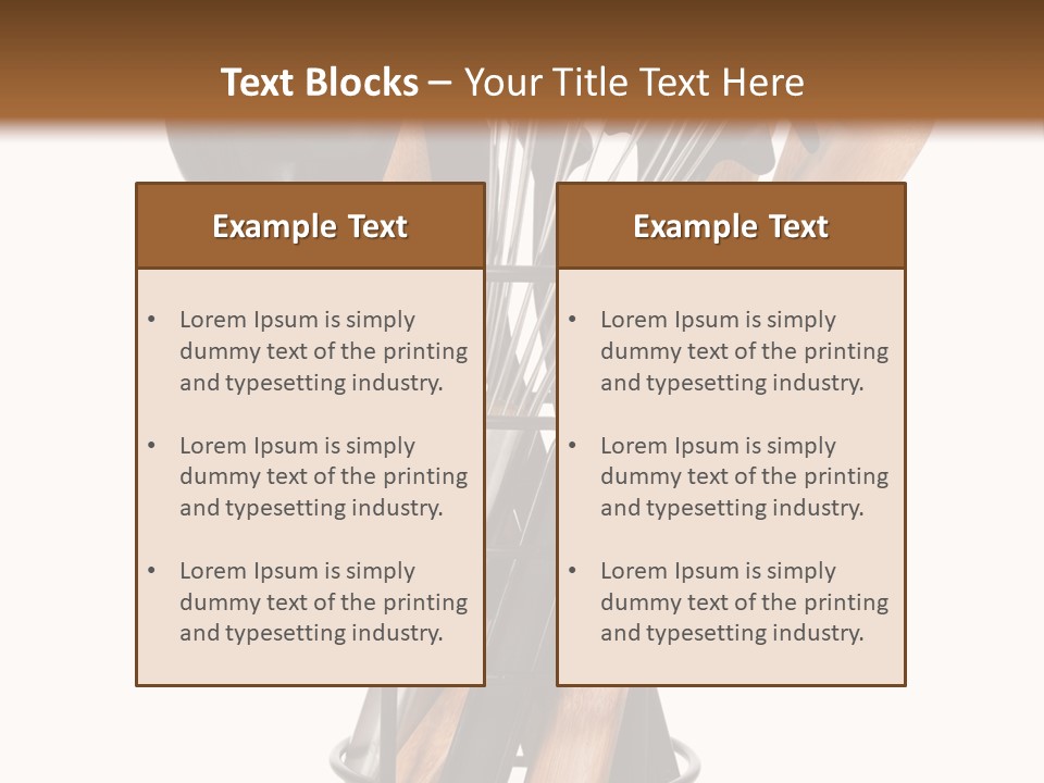 Spoon Kitchenware Holding PowerPoint Template