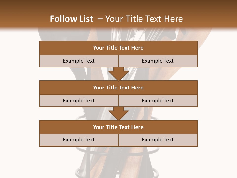 Spoon Kitchenware Holding PowerPoint Template