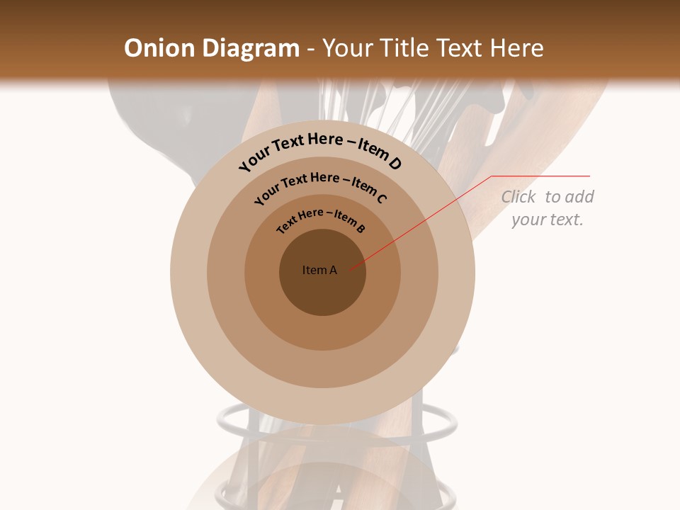 Spoon Kitchenware Holding PowerPoint Template