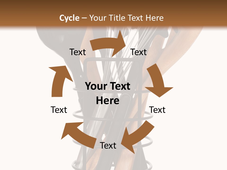 Spoon Kitchenware Holding PowerPoint Template