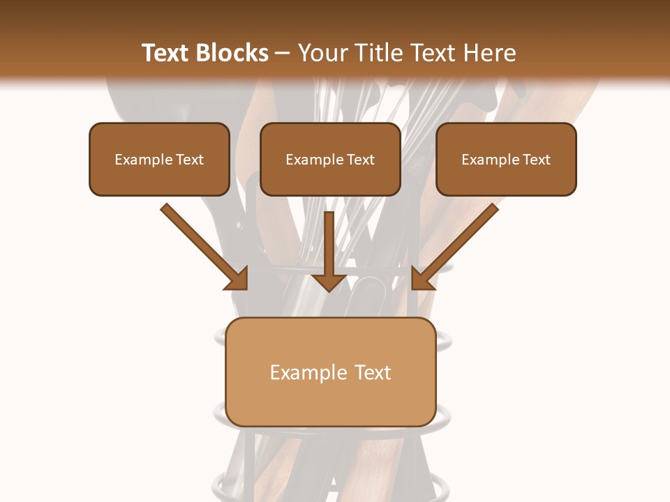 Spoon Kitchenware Holding PowerPoint Template