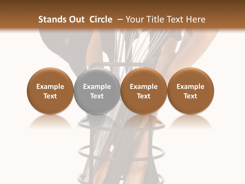 Spoon Kitchenware Holding PowerPoint Template