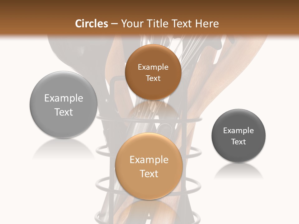 Spoon Kitchenware Holding PowerPoint Template