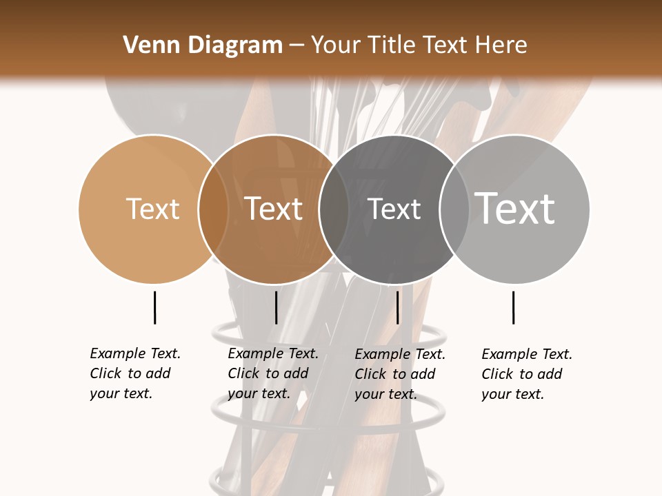 Spoon Kitchenware Holding PowerPoint Template