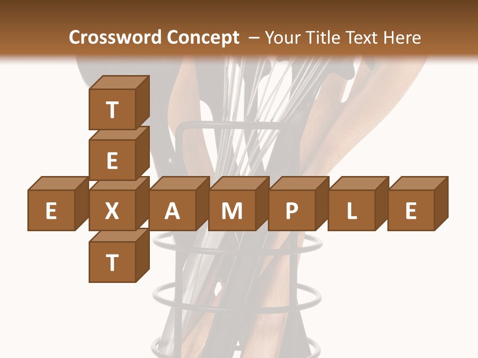 Spoon Kitchenware Holding PowerPoint Template