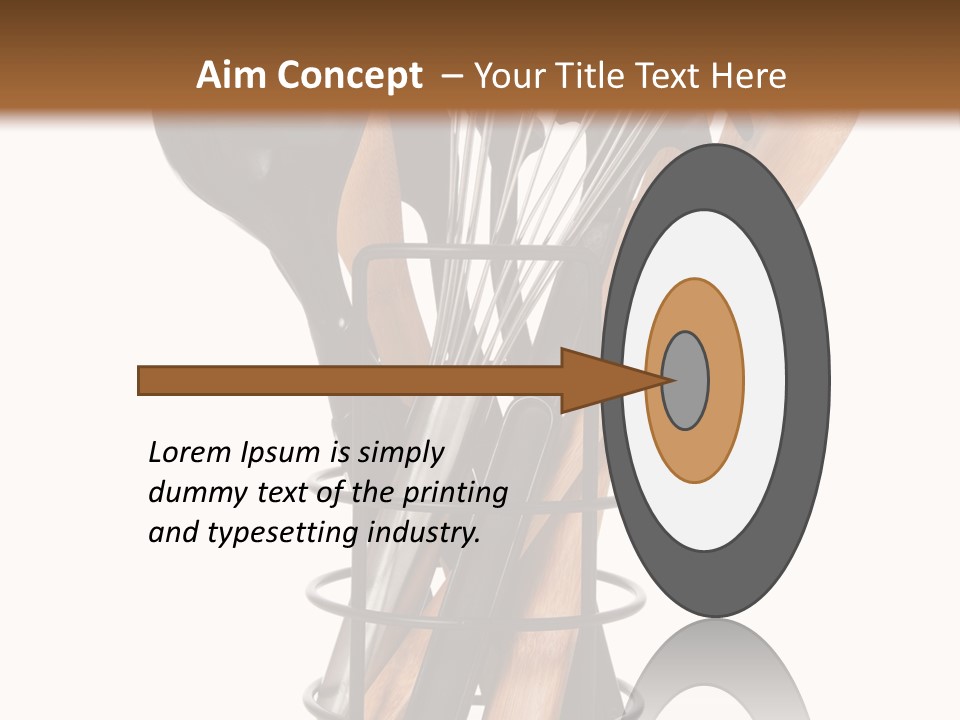 Spoon Kitchenware Holding PowerPoint Template