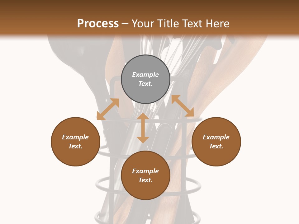 Spoon Kitchenware Holding PowerPoint Template