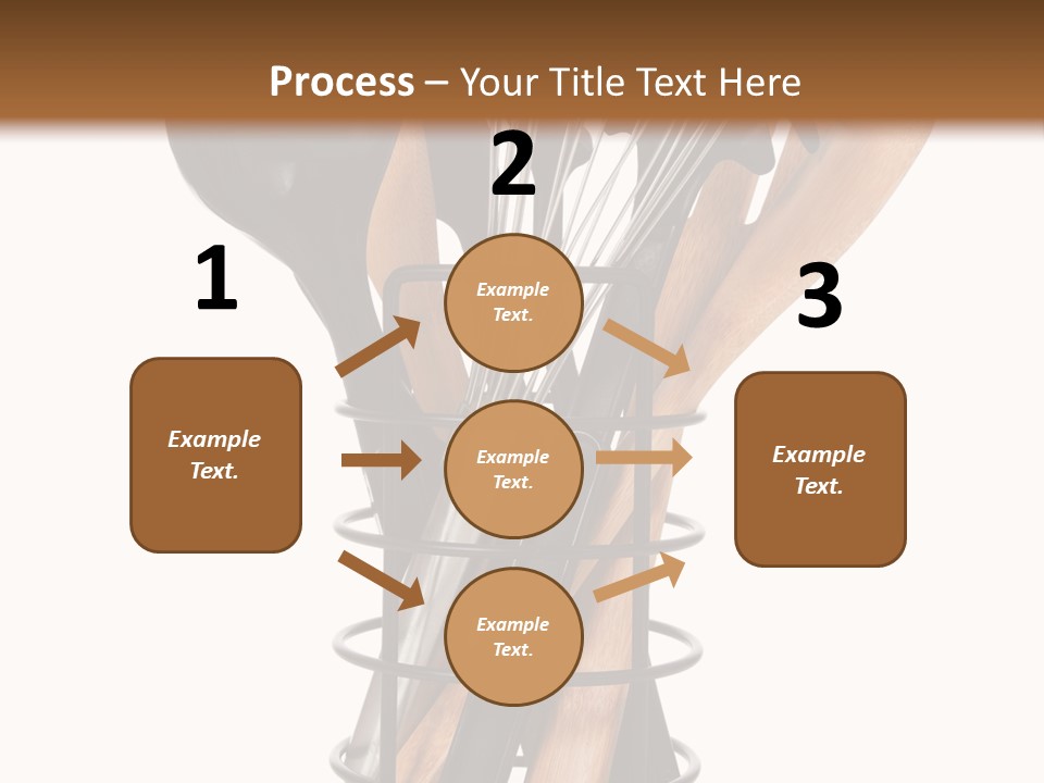 Spoon Kitchenware Holding PowerPoint Template