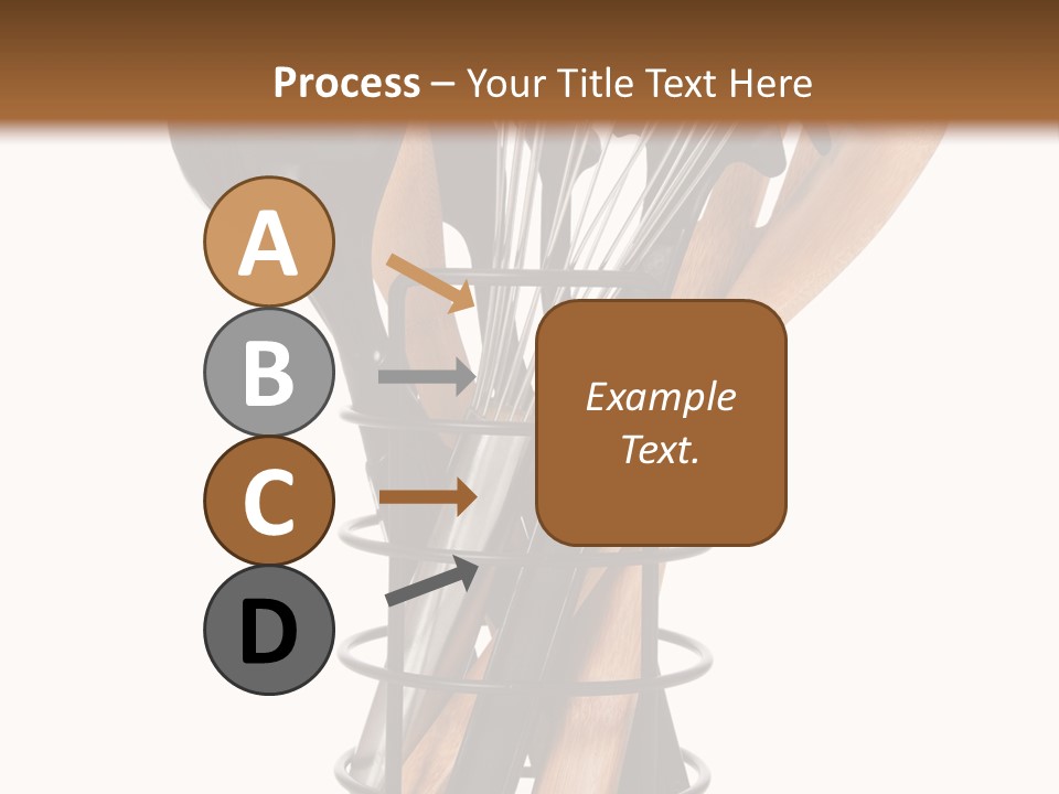 Spoon Kitchenware Holding PowerPoint Template