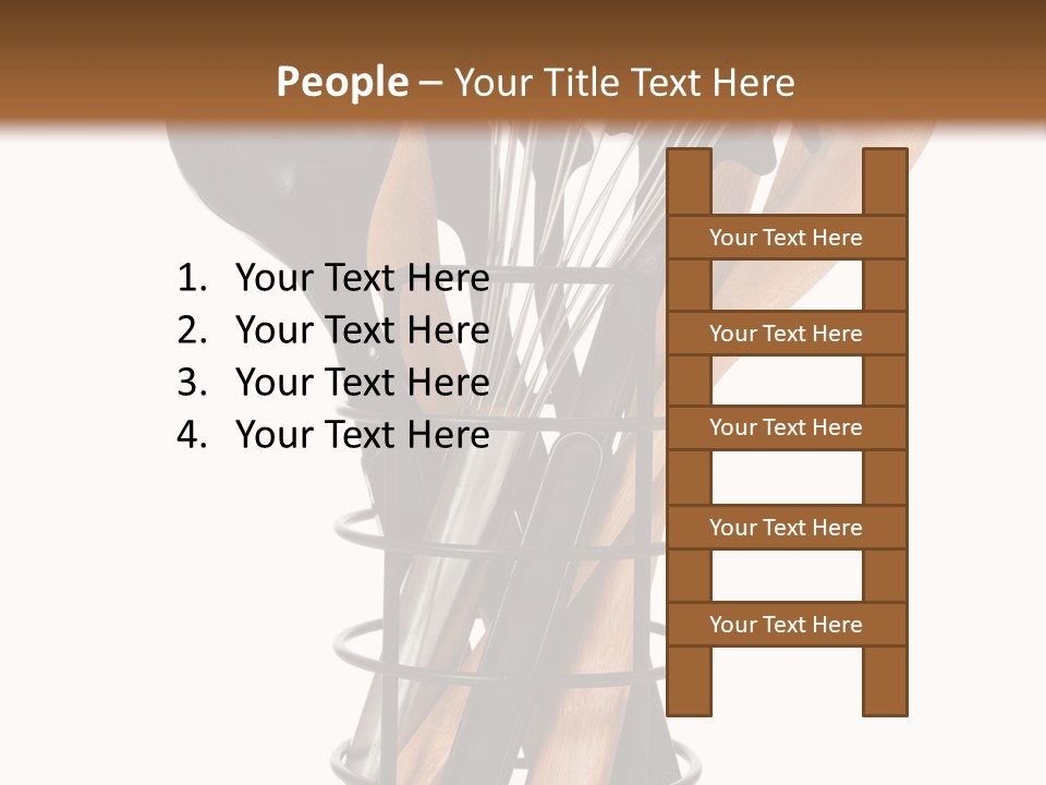 Spoon Kitchenware Holding PowerPoint Template