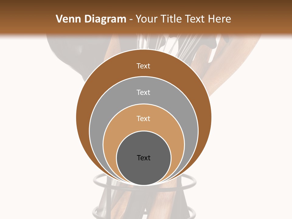 Spoon Kitchenware Holding PowerPoint Template
