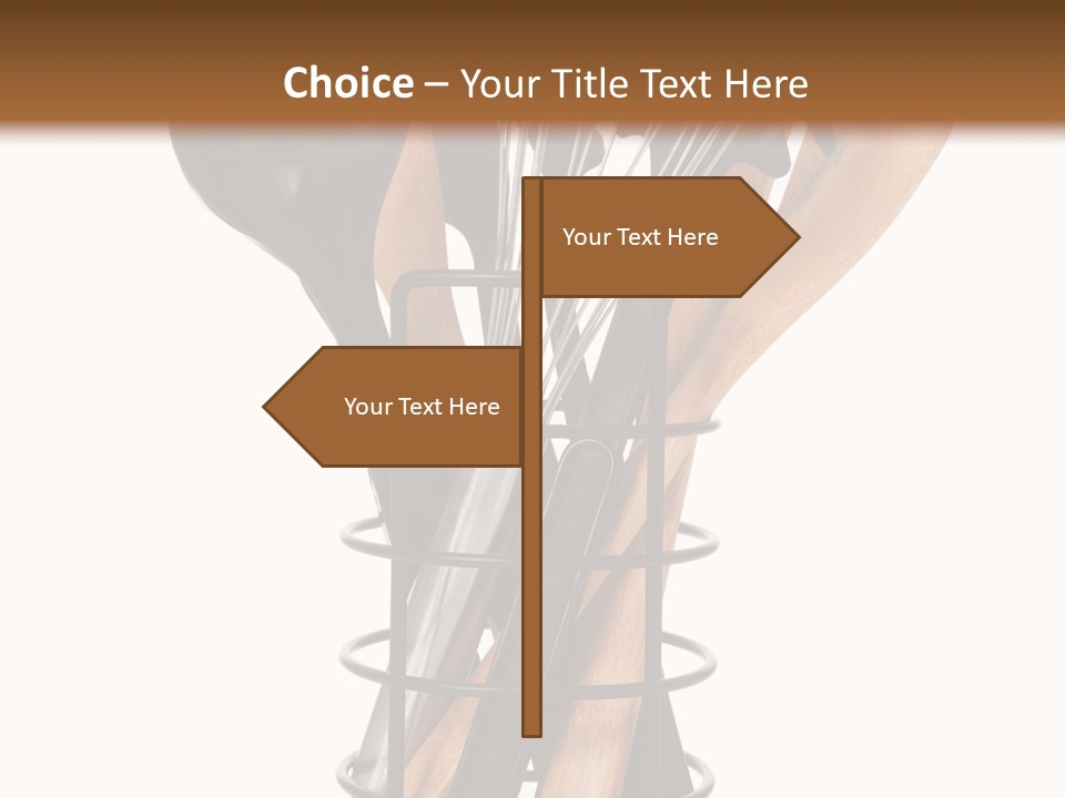 Spoon Kitchenware Holding PowerPoint Template