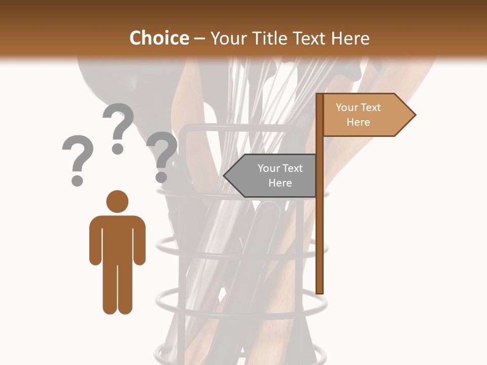 Spoon Kitchenware Holding PowerPoint Template