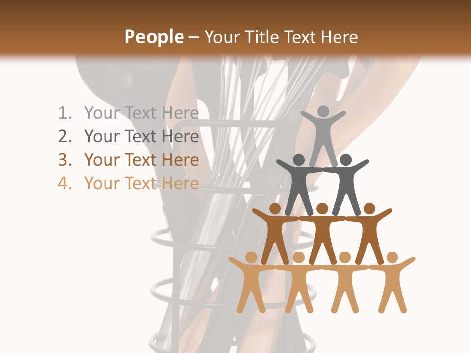 Spoon Kitchenware Holding PowerPoint Template