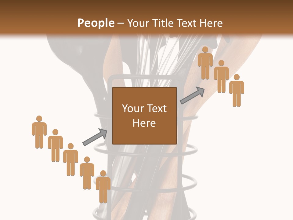 Spoon Kitchenware Holding PowerPoint Template