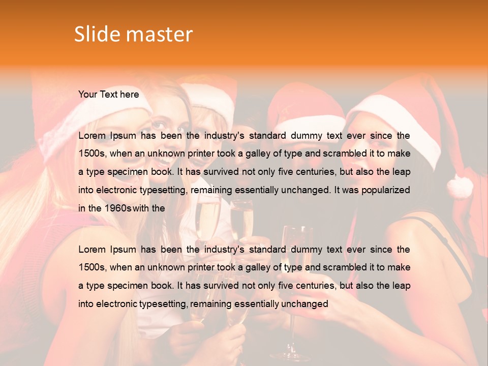 Having Young Party PowerPoint Template
