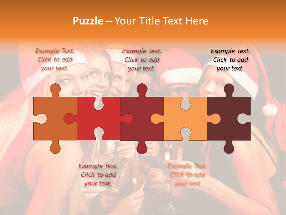 Having Young Party PowerPoint Template