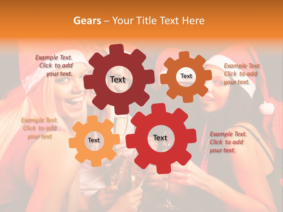 Having Young Party PowerPoint Template