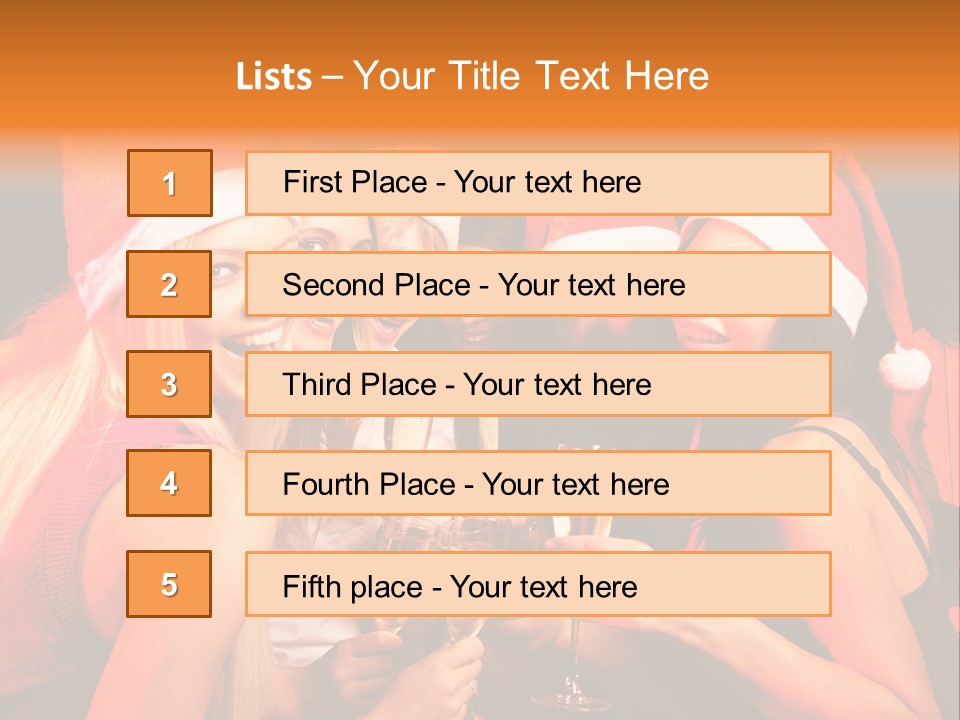 Having Young Party PowerPoint Template