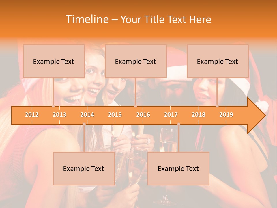 Having Young Party PowerPoint Template